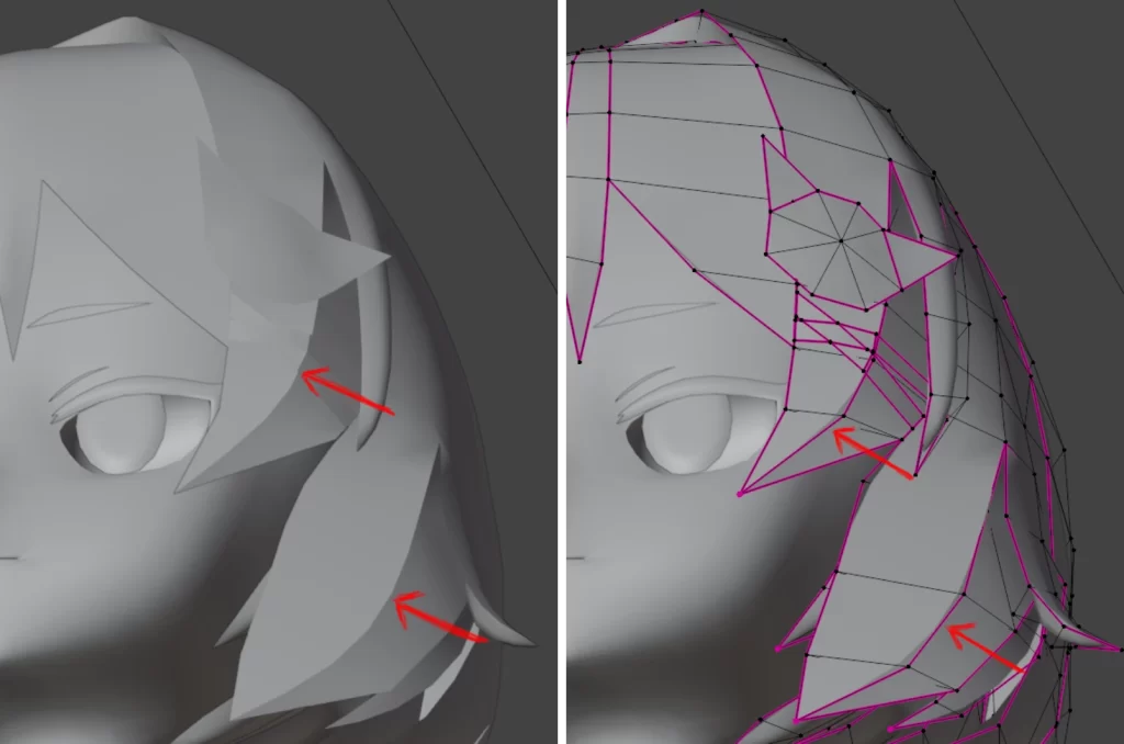 クリースとシャープあり